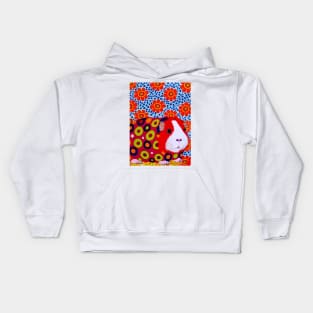 Smell the Flowers, Little Guinea Pig Kids Hoodie